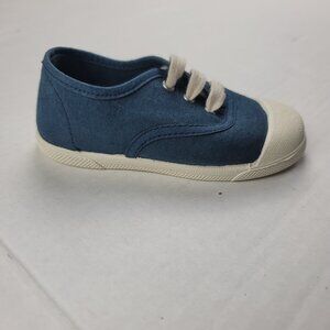 Zara Canvas Blue & White Sneakers